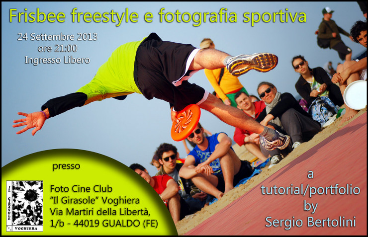 Seminario Frisbee Freestyle e Fotografia Sportiva